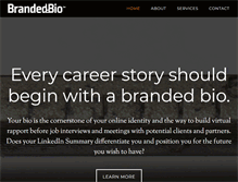Tablet Screenshot of brandedbio.com